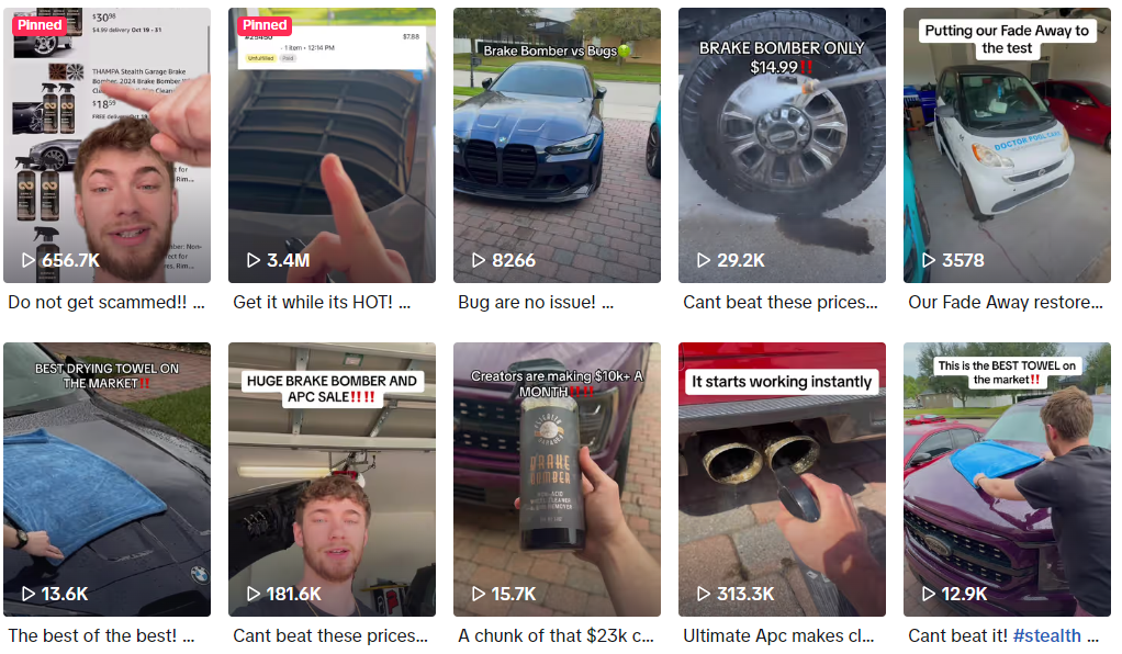 Stealth Supply的TikTok账号视频 